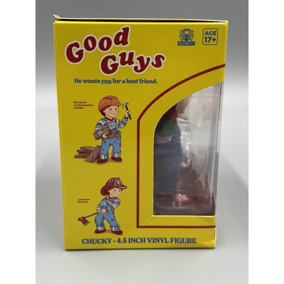 Good Guys Chucky With Blade Vinyl Figure Child Plays Horror Collectible New - Picture 4 of 7